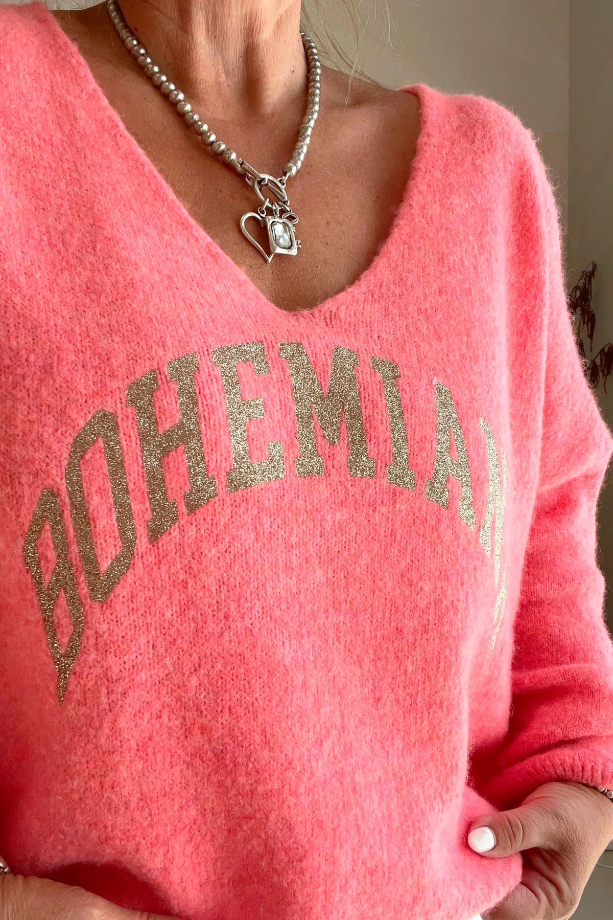 BOHEMIANA JUMPER, MIAMI PINK, BARBIE