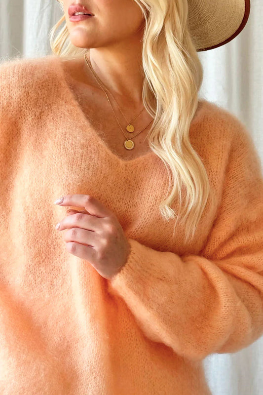 Bohemiana Mohair Heaven- Pullover Limoncello