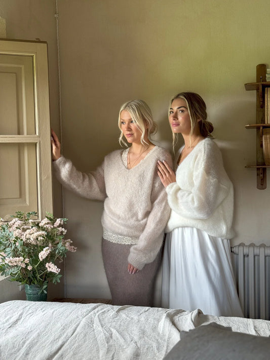 Mohair Heaven- Pullover White