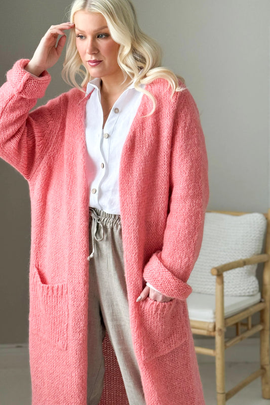 SLOWLY MORNING CARDIGAN - Peach Spritz