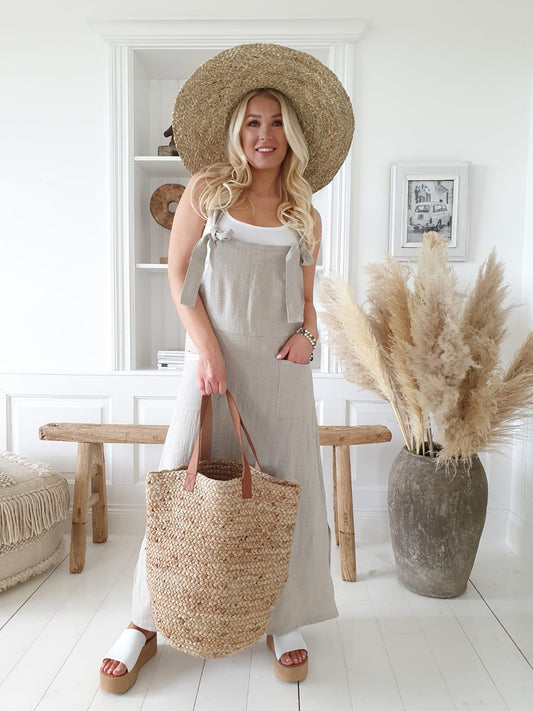 COZY CAFE TRÄGERROCK natur