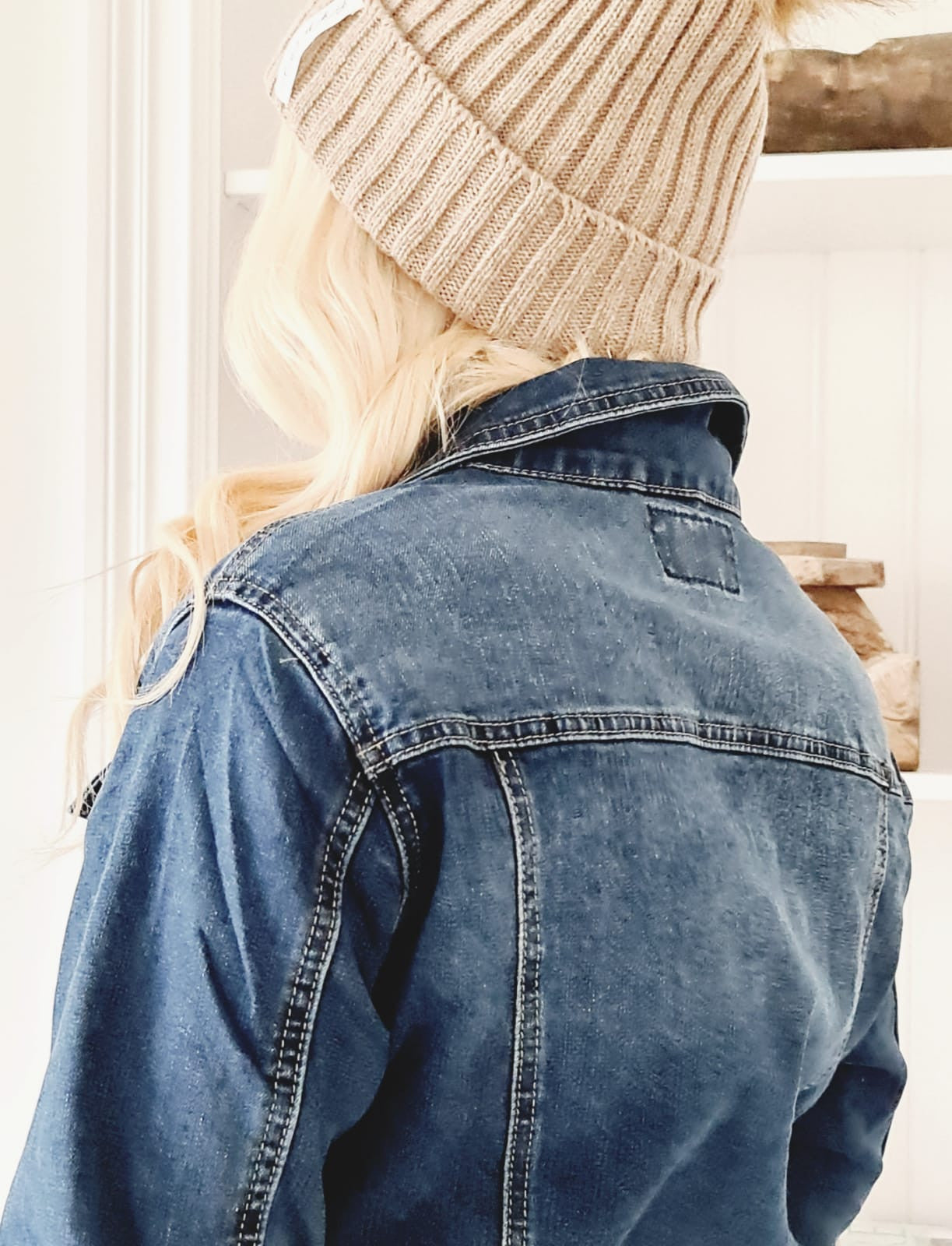 PERFECT FIT JEANS-JACKE, DARK DENIM