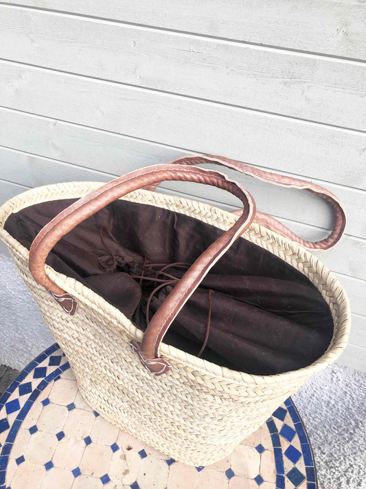 Einkaufstasche Palmenblatt mit Einsatz