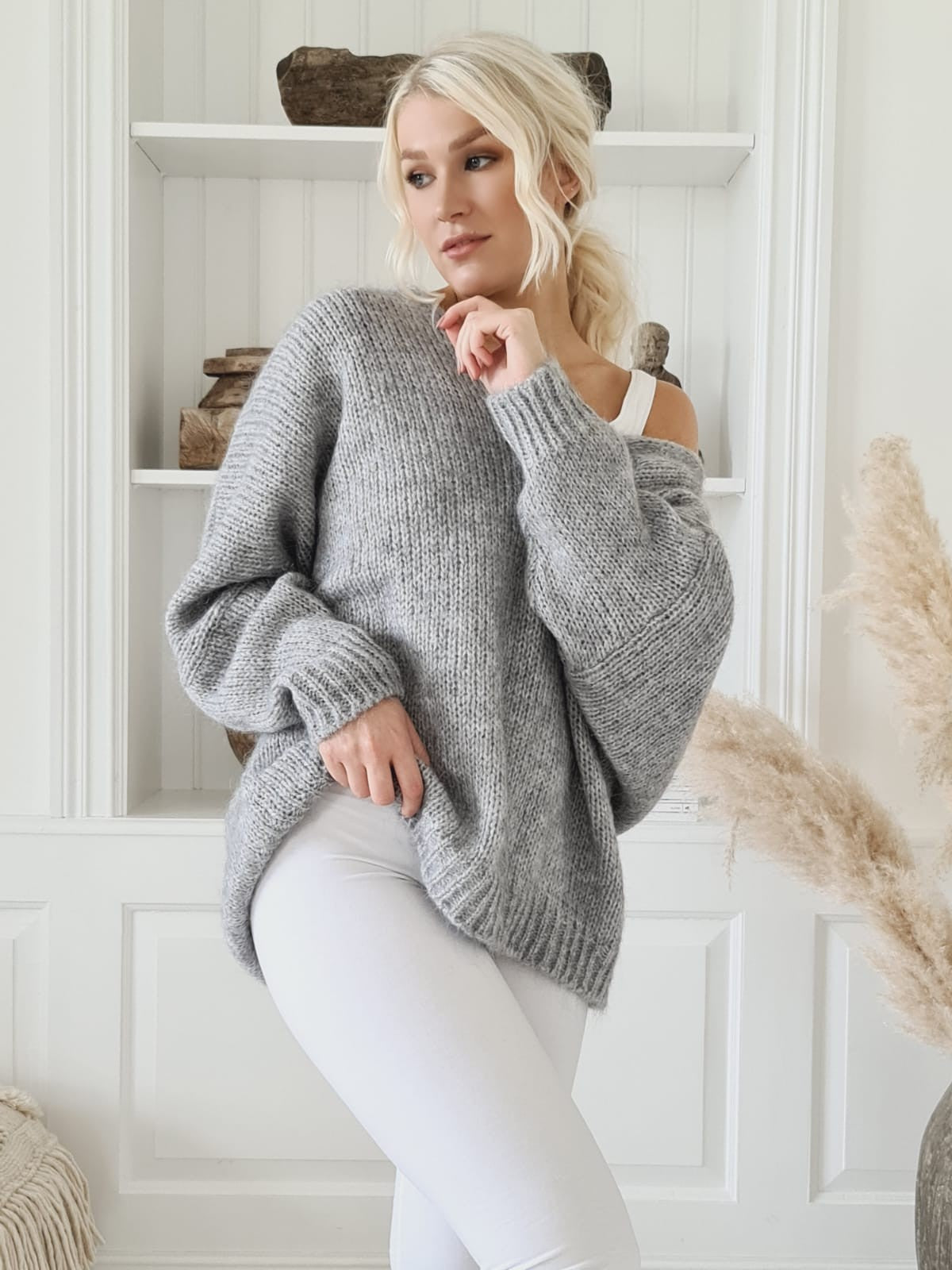 Honey Jumper - Pullover grau