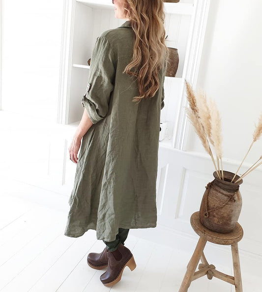 FOOL FOR LOVE LEINEN-TUNIKA