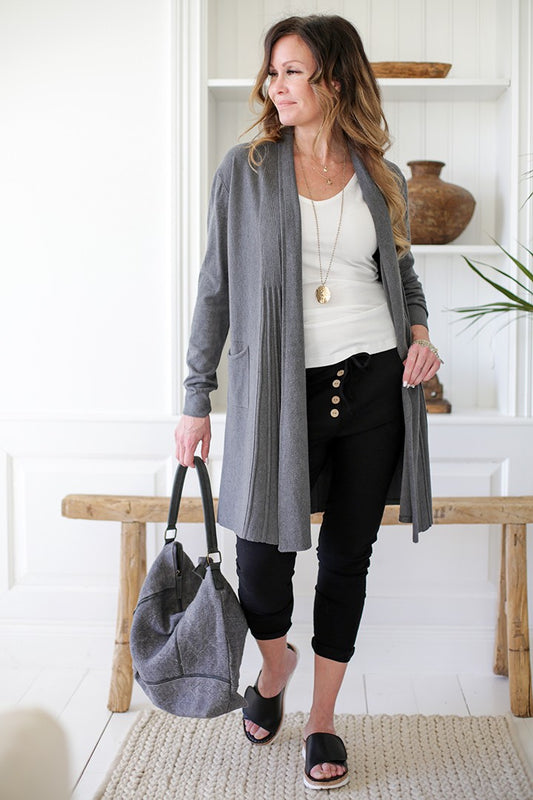 JULIANNA CARDIGAN grau