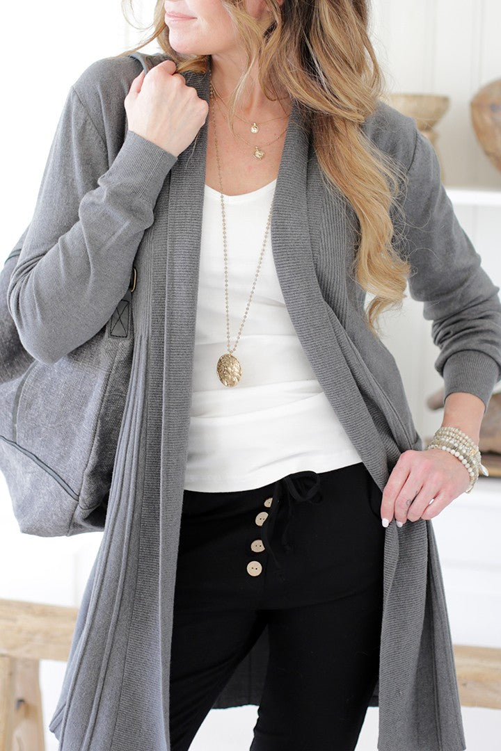JULIANNA CARDIGAN grau