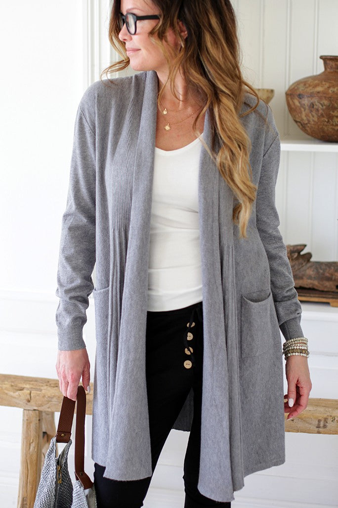 JULIANNA CARDIGAN grau
