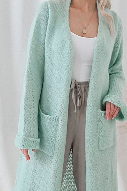 SLOWLY MORNING CARDIGAN, MINT GRÜN