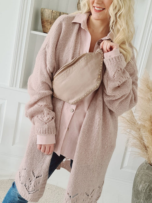 LACE DREAMS LONG CARDIGAN, FARBE LIGHT PINK